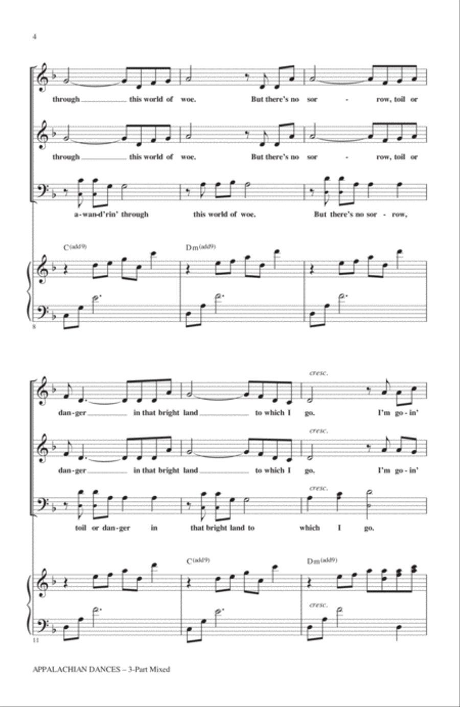 Appalachian Dances (Medley) 3-Part scores gallery preview page 2