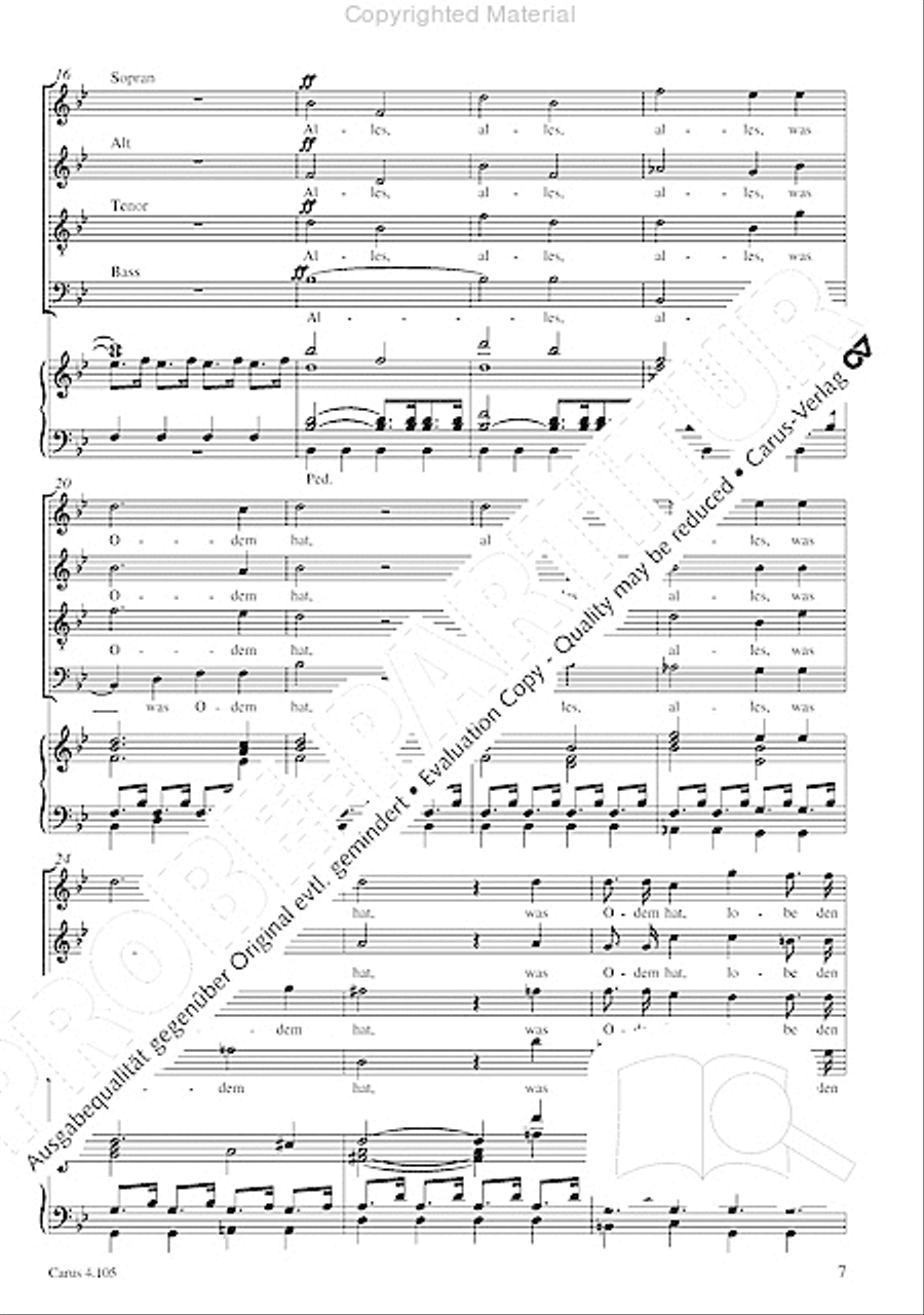 Choral collection Mendelssohn - editionchor Choir scores gallery preview page 8