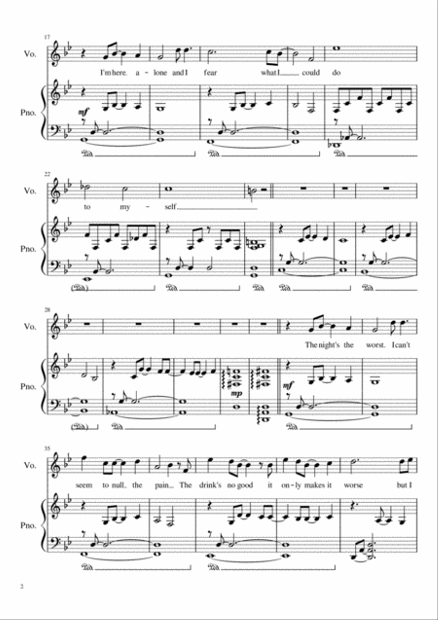 The Night's The Worst The Night's The Worst Voice scores gallery preview page 2