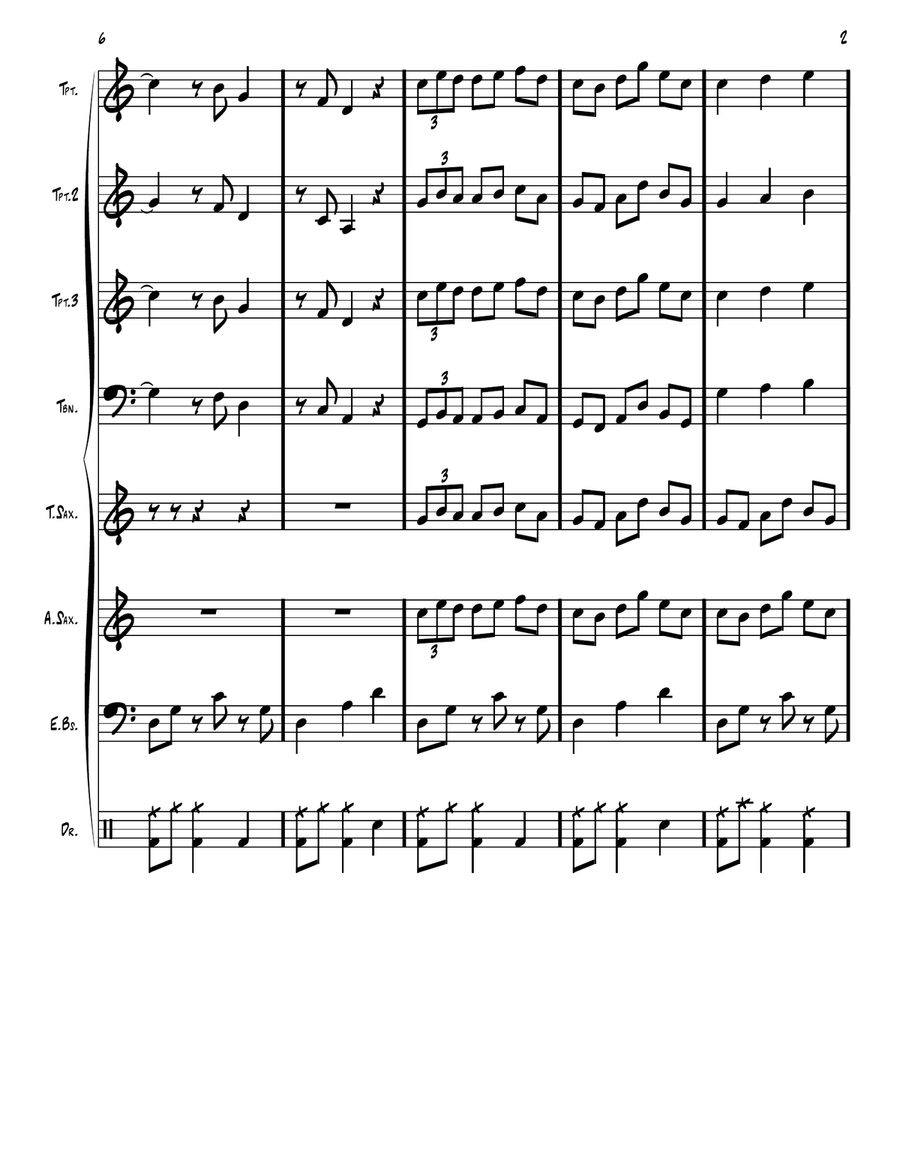 Not quite jazzy enough Not quite jazzy enough Jazz Ensemble scores gallery preview page 2