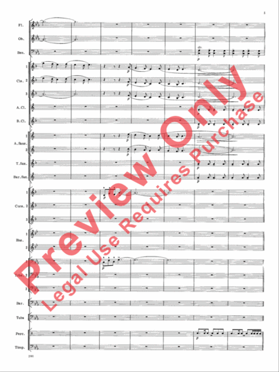 Devil Dance Concert Band scores gallery preview page 6