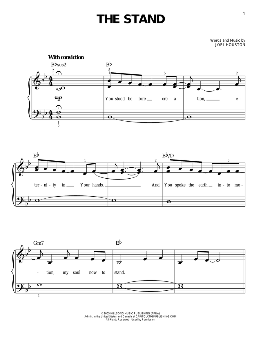 The Stand The Stand Voice scores gallery preview page 1