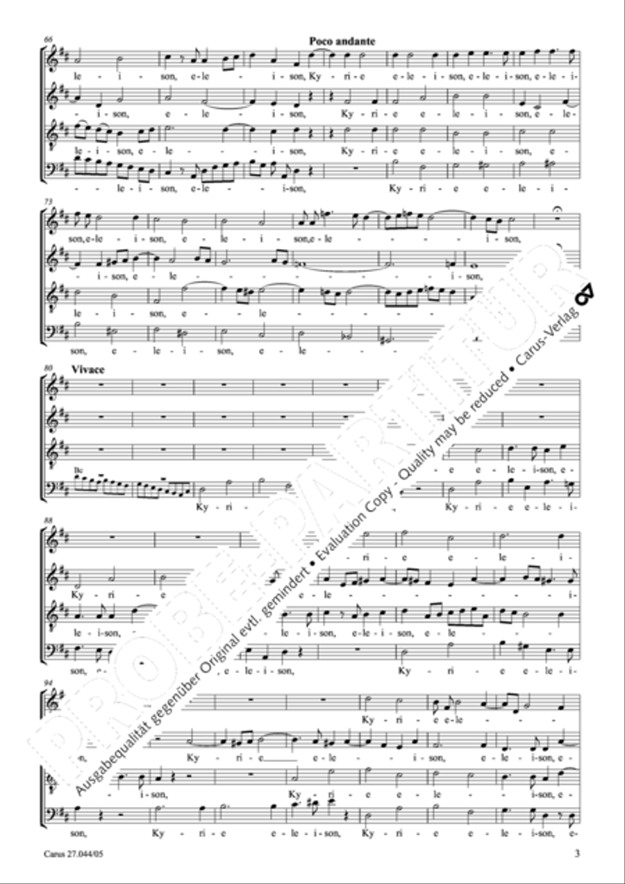 Messa per il Santissimo Natale 4-Part scores gallery preview page 4