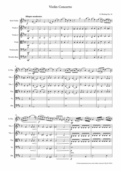 Violin Concerto Op.36 for Violin and String Orchestra image number null