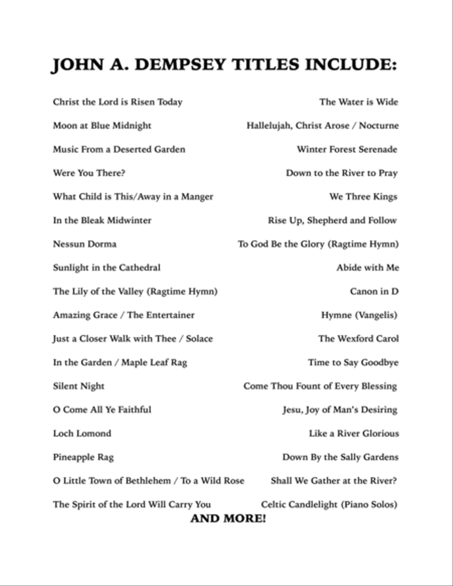 My Shepherd Will Supply My Need (Psalm 23): Piano Solo Piano Solo scores gallery preview page 3