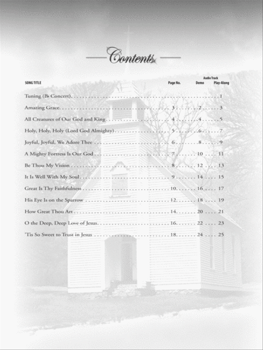 Favorite Hymns Instrumental Solos Trumpet Solo scores gallery preview page 2
