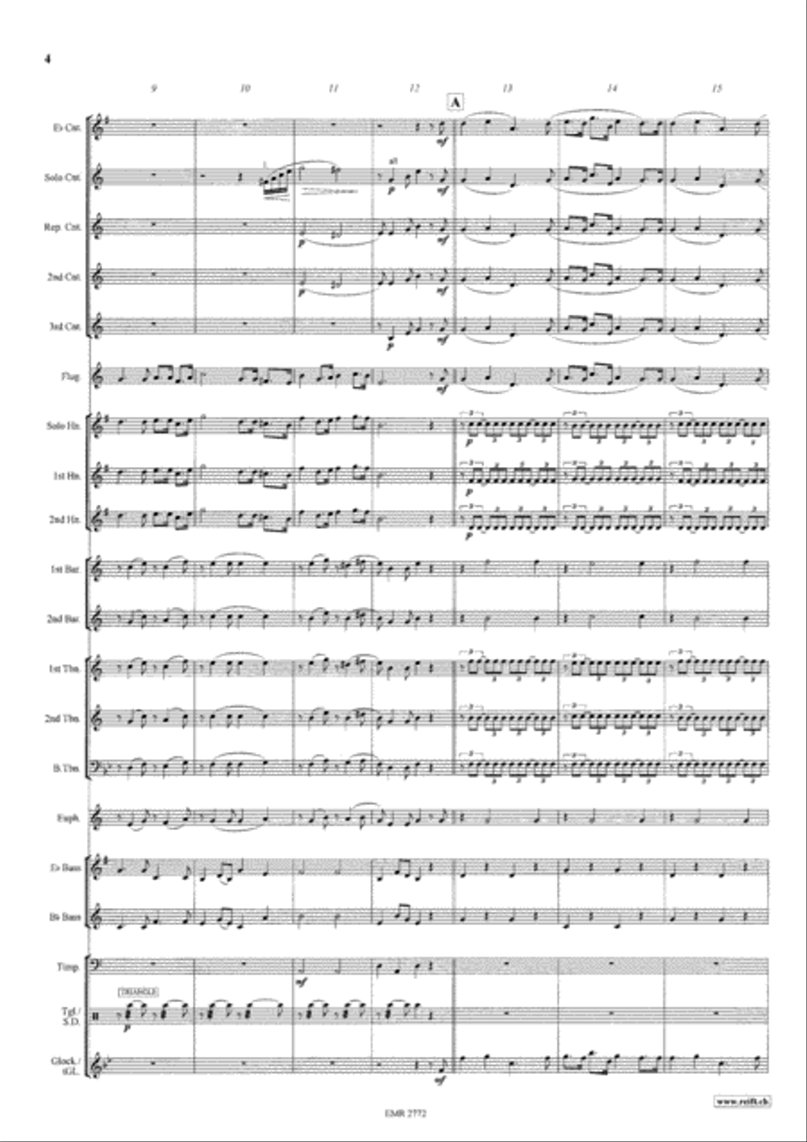 O Holy Night Brass Band scores gallery preview page 5