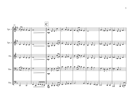 Gibraltar National Song for Brass Quintet image number null