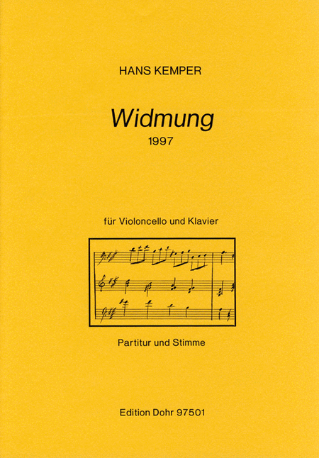 Widmung für Violoncello und Klavier (1997)