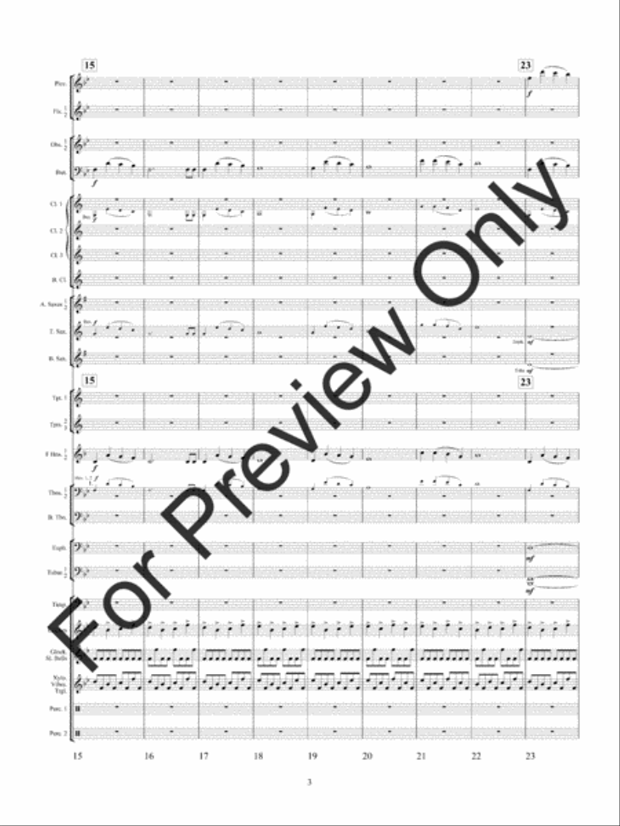Winterfest (Score) Concert Band scores gallery preview page 6