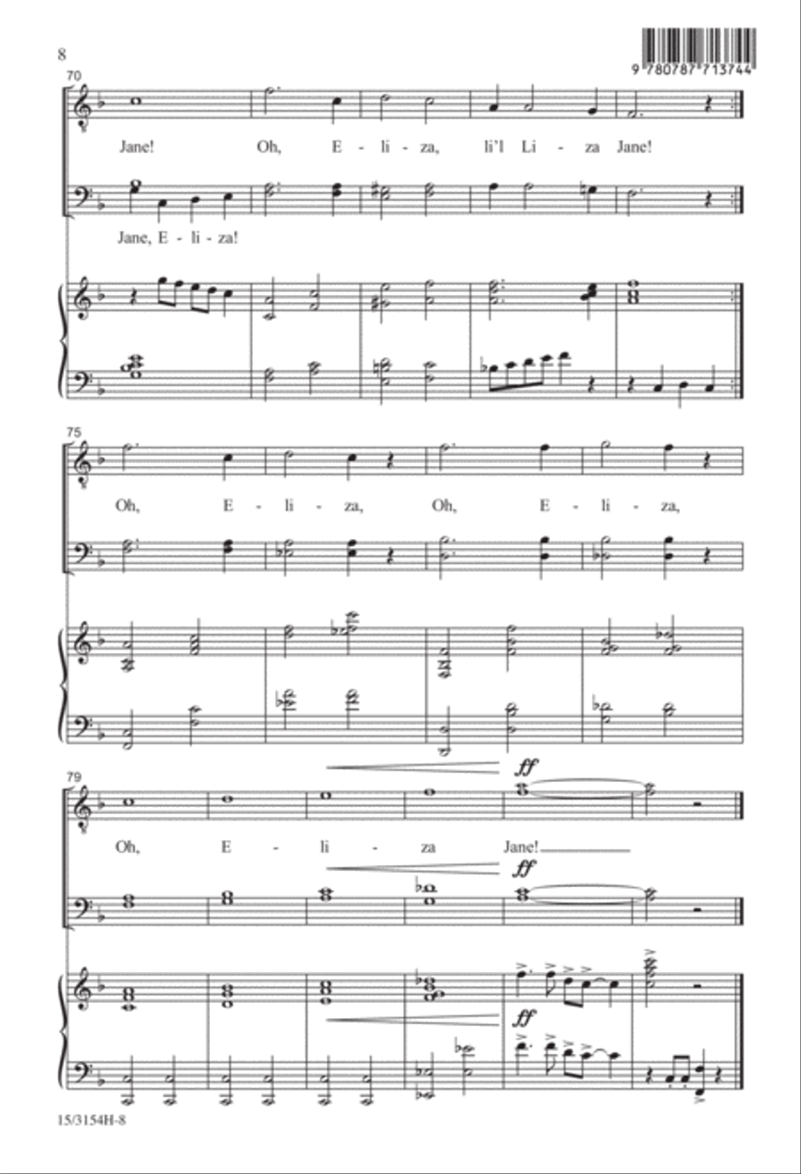 Li'l Liza Jane TTB scores gallery preview page 8