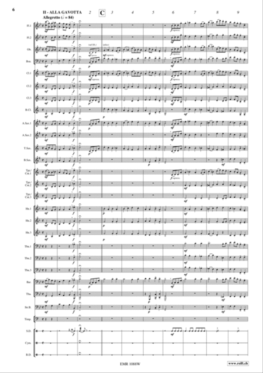 Gaudeamus Concert Band scores gallery preview page 7