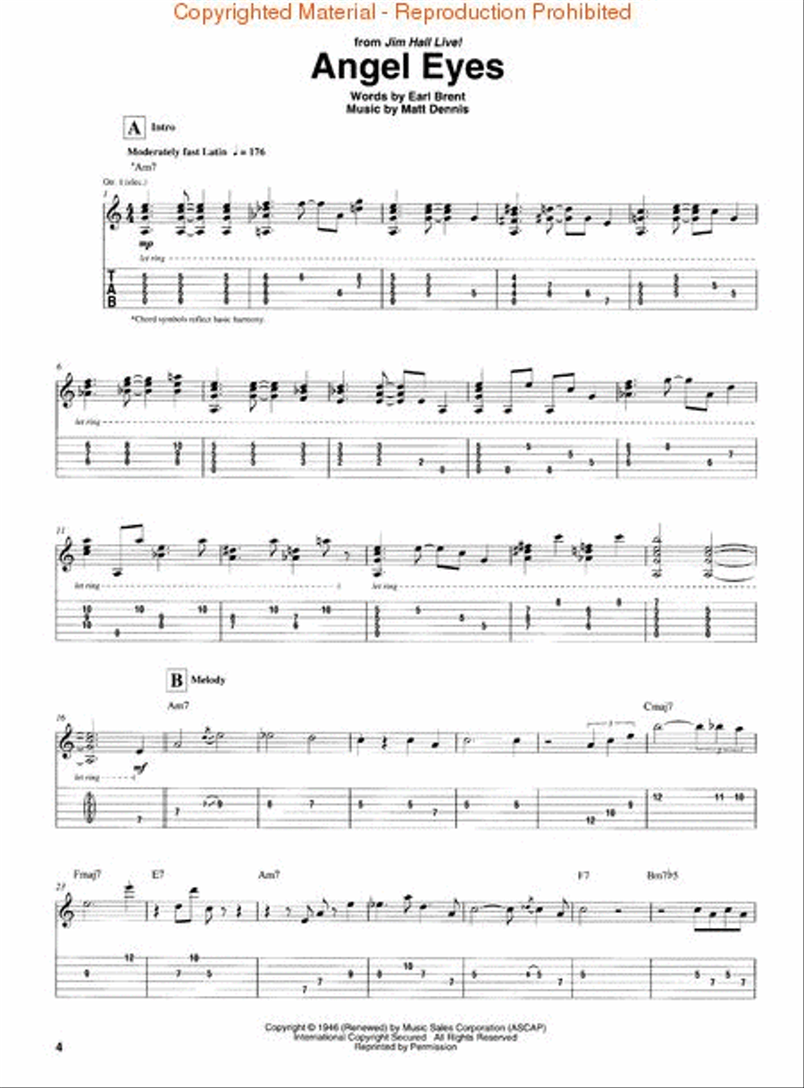 The Best of Jim Hall Electric Guitar scores gallery preview page 2