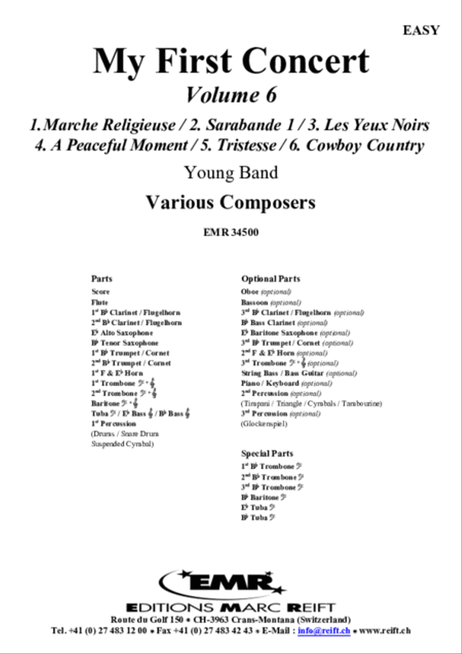 My First Concert Volume 6 Concert Band scores gallery preview page 2