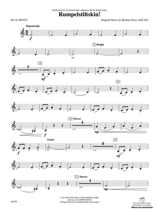Rumpelstiltskin!: 1st B-flat Clarinet