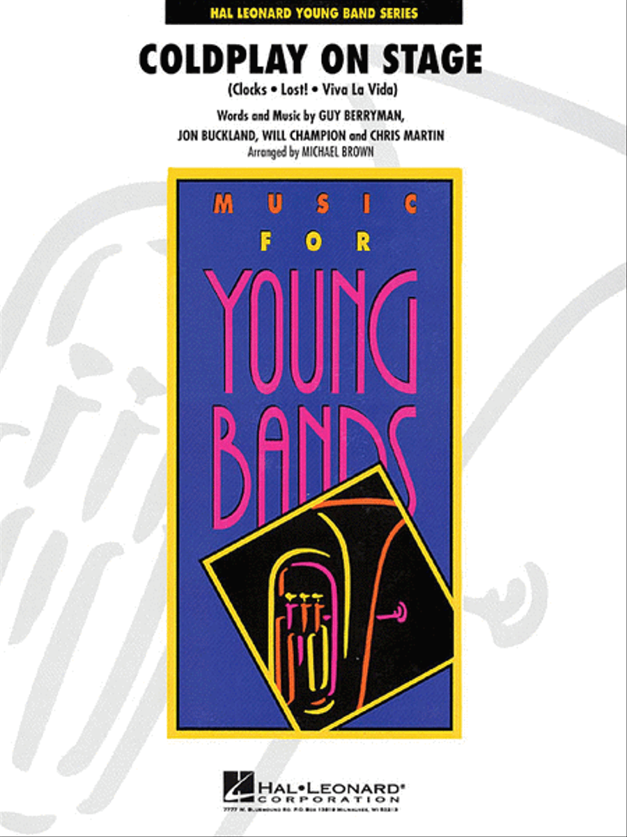 Coldplay on Stage Concert Band scores gallery preview page 1