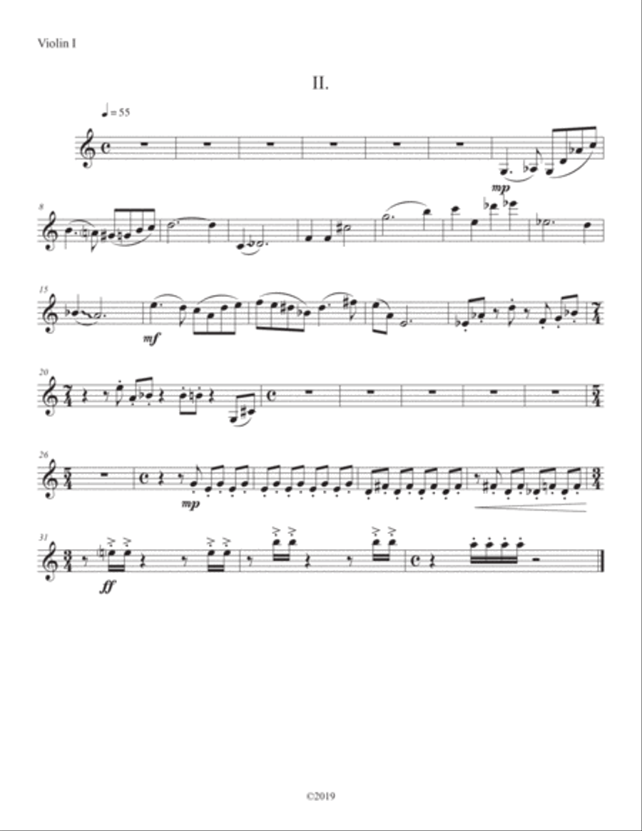 String Quartet No. 1 String Quartet No. 1 String Quartet scores gallery preview page 3