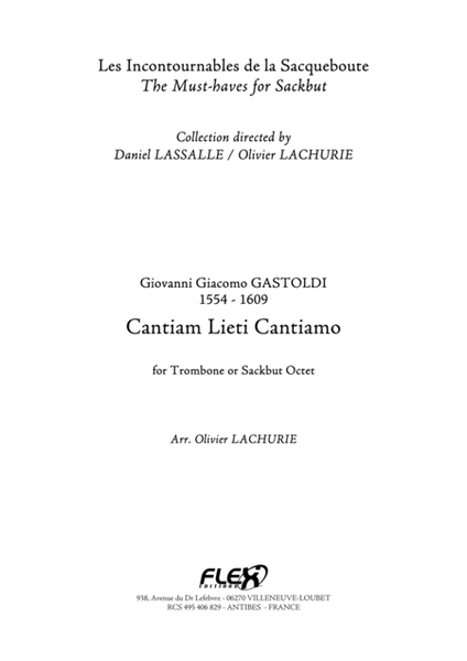 Cantiam Lieti Cantiamo image number null