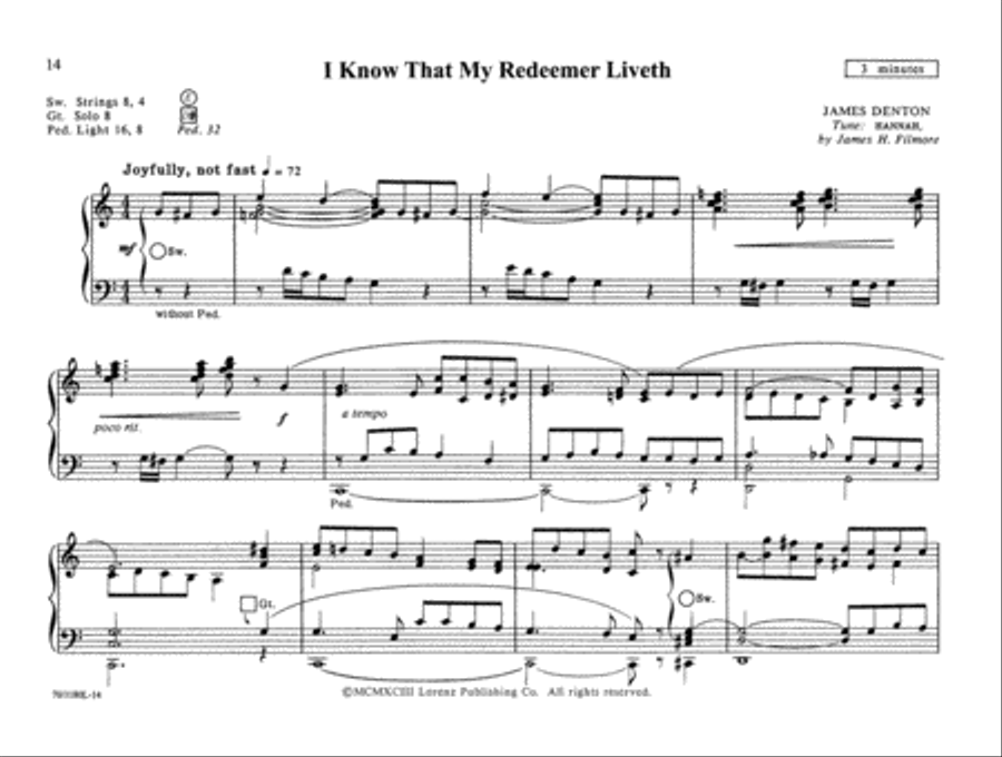 Pull Out All the Stops! for Easter Organ Solo scores gallery preview page 7