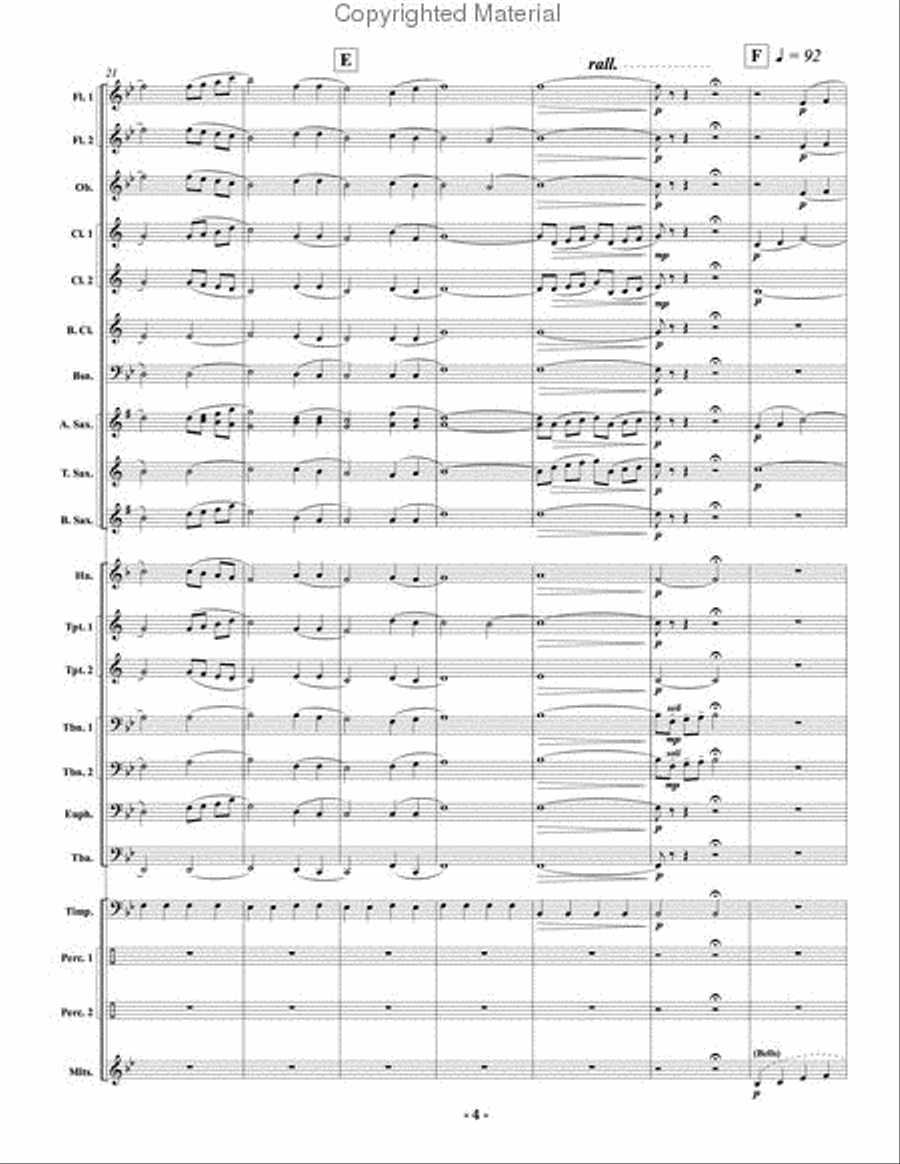 Amber Terrace Dreams Amber Terrace Dreams Concert Band scores gallery preview page 5
