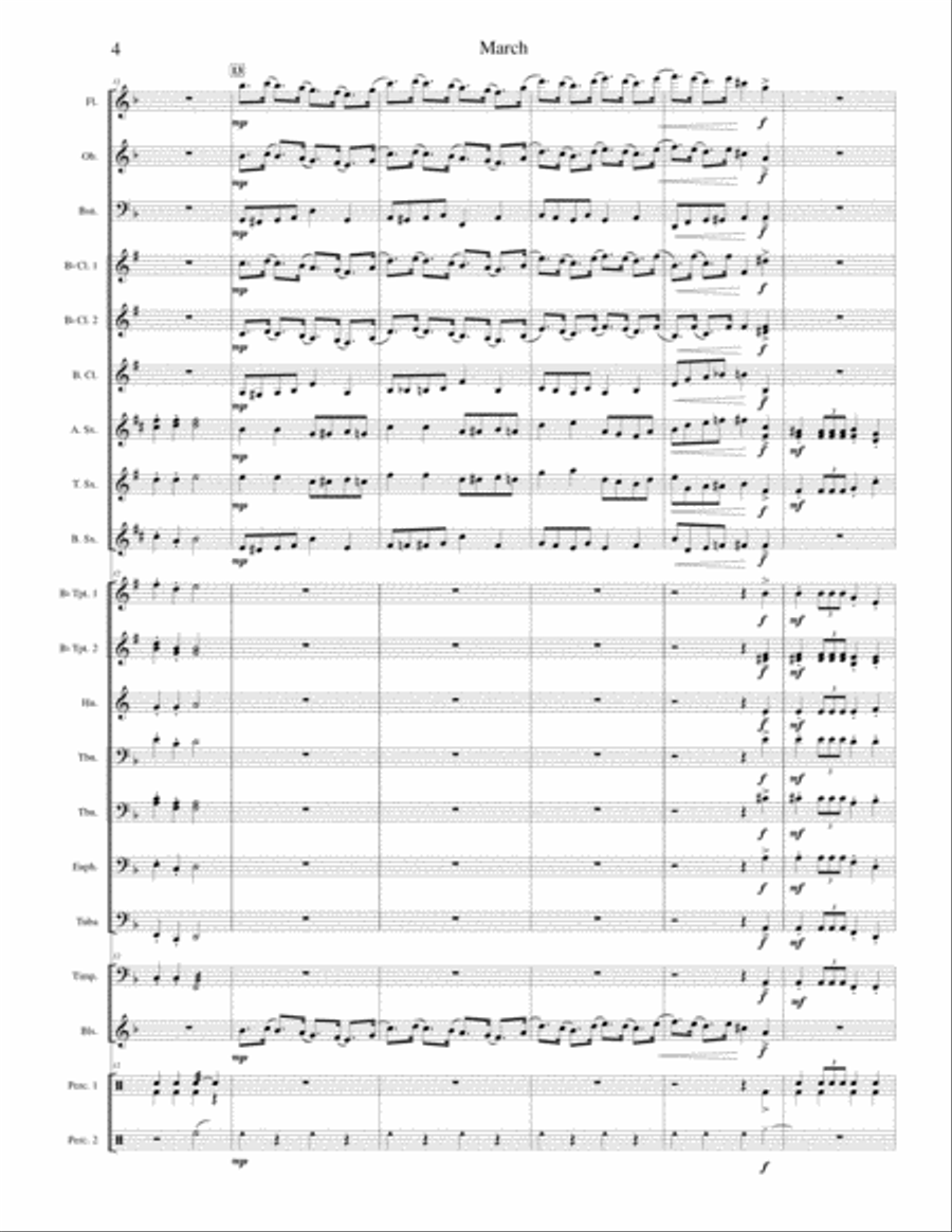 March From The Nutcracker Suite for Concert Band Concert Band scores gallery preview page 4