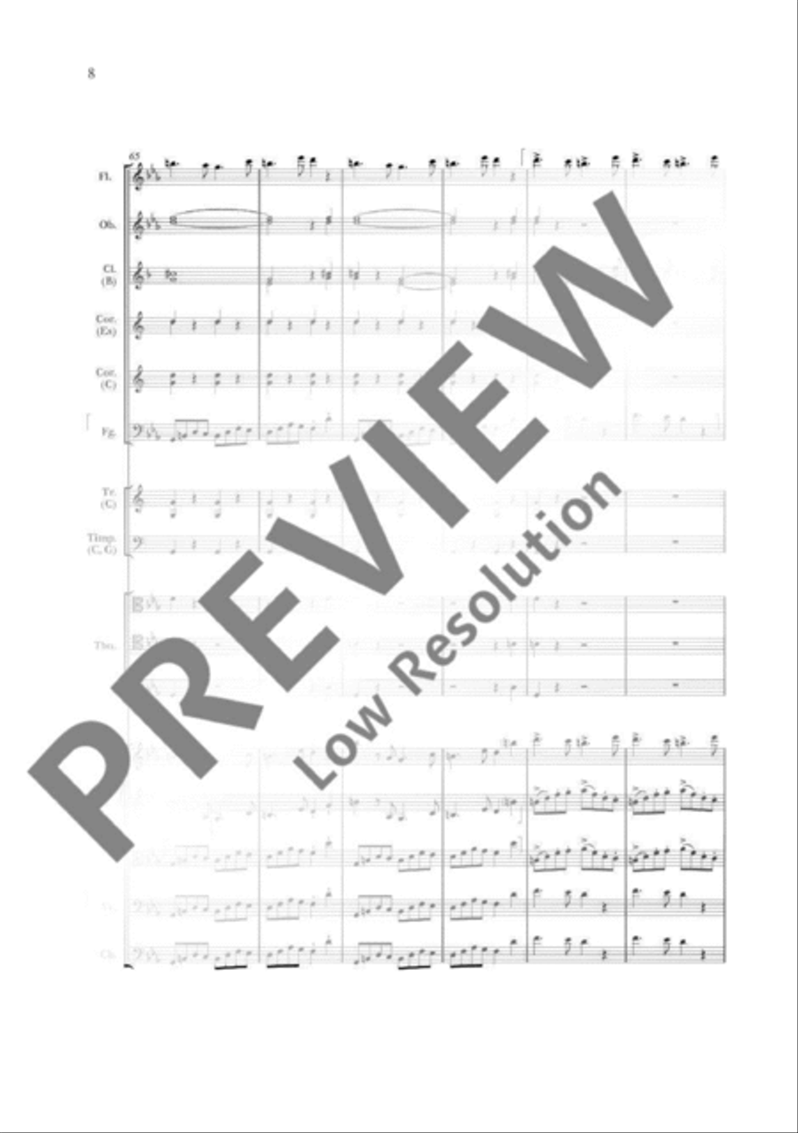 Der Freischütz Orchestra scores gallery preview page 17