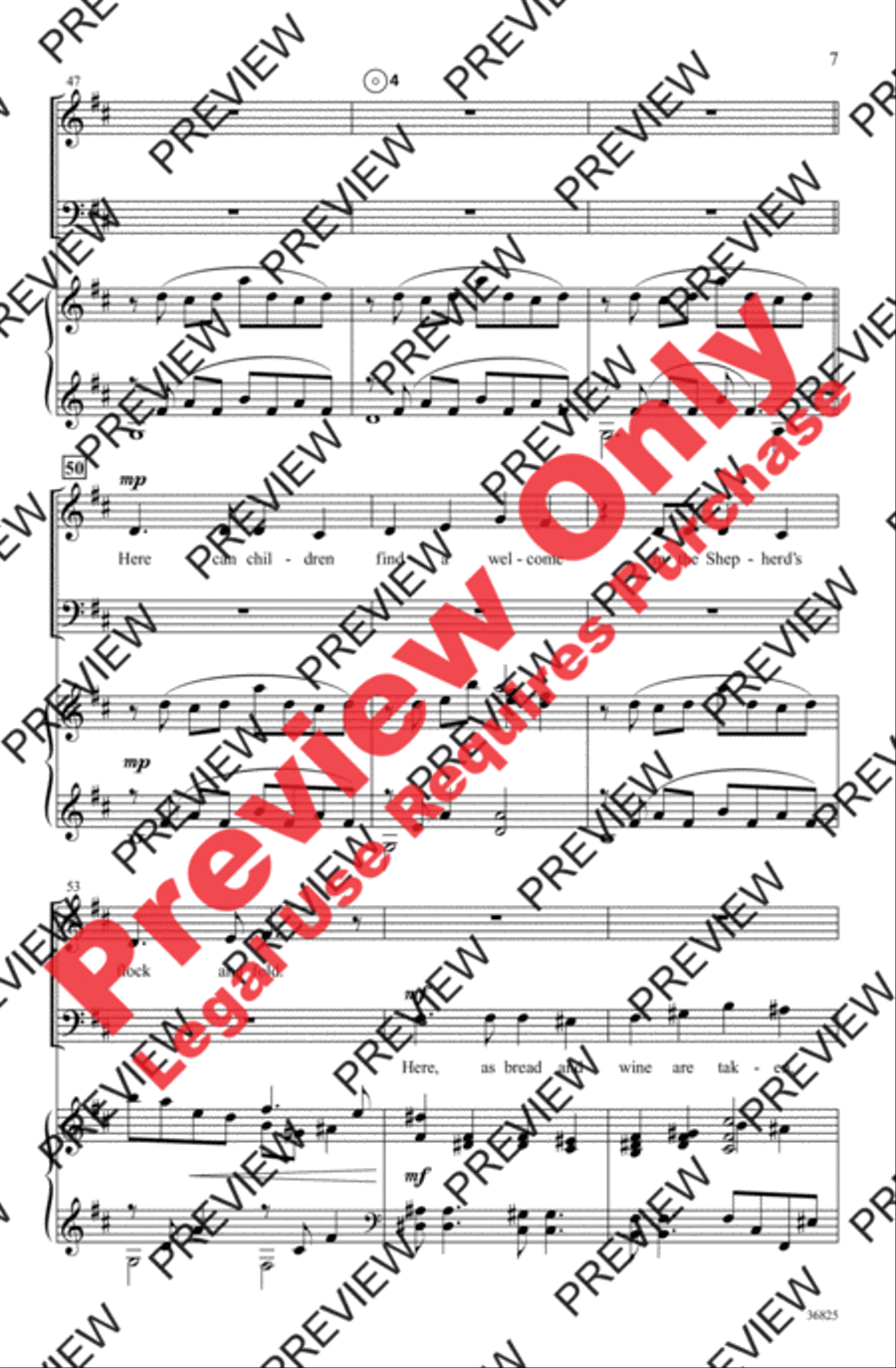 God Is Here God Is Here 4-Part scores gallery preview page 7