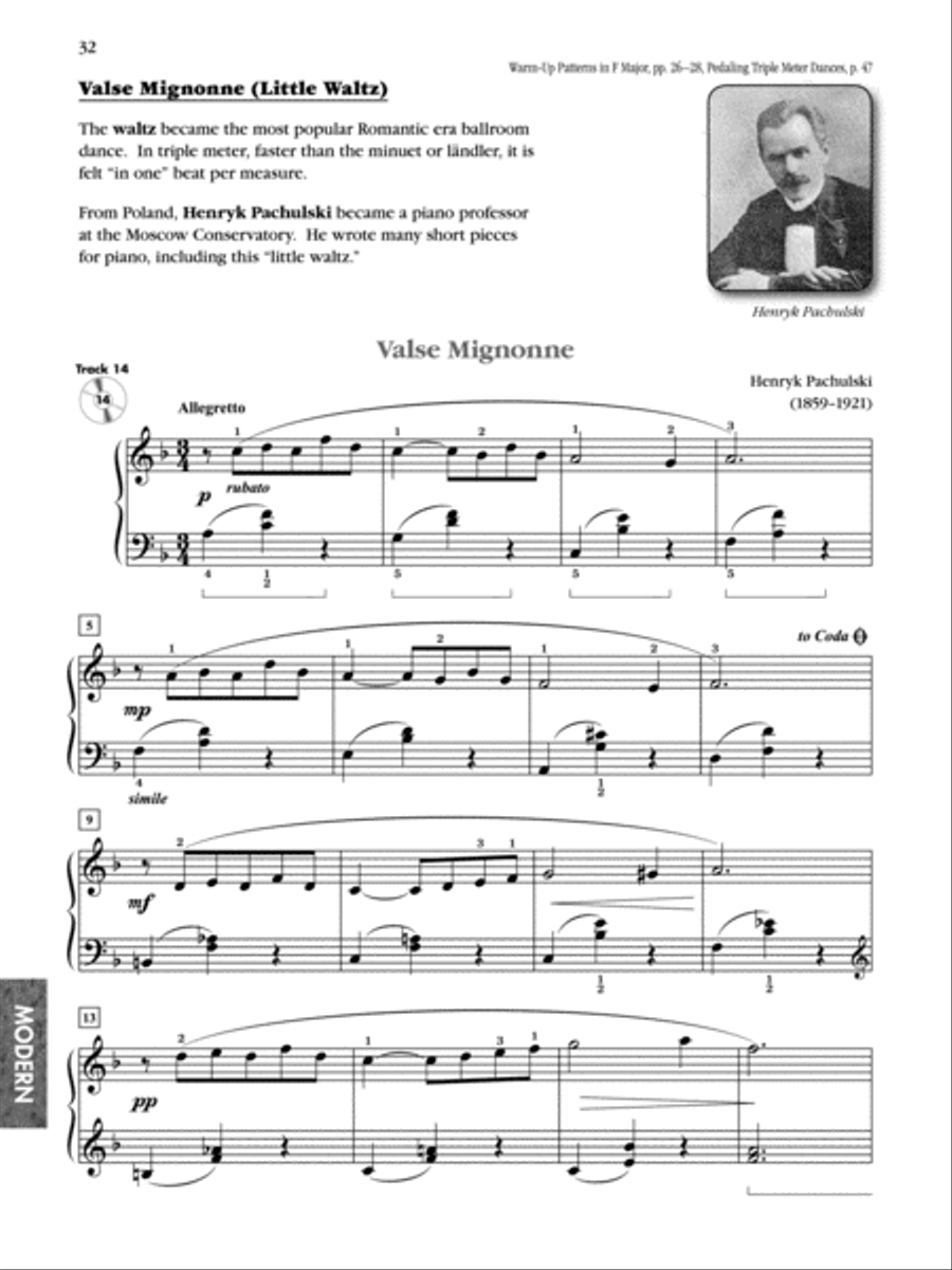 Exploring Piano Classics Repertoire, Book 4 Piano Solo scores gallery preview page 10