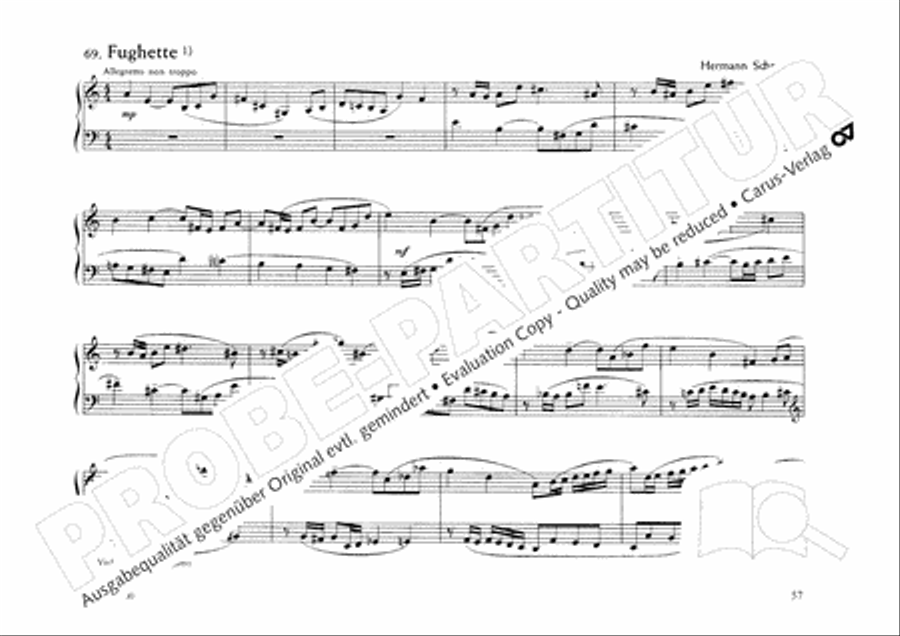 Orgelschule Orgelschule Organ scores gallery preview page 59