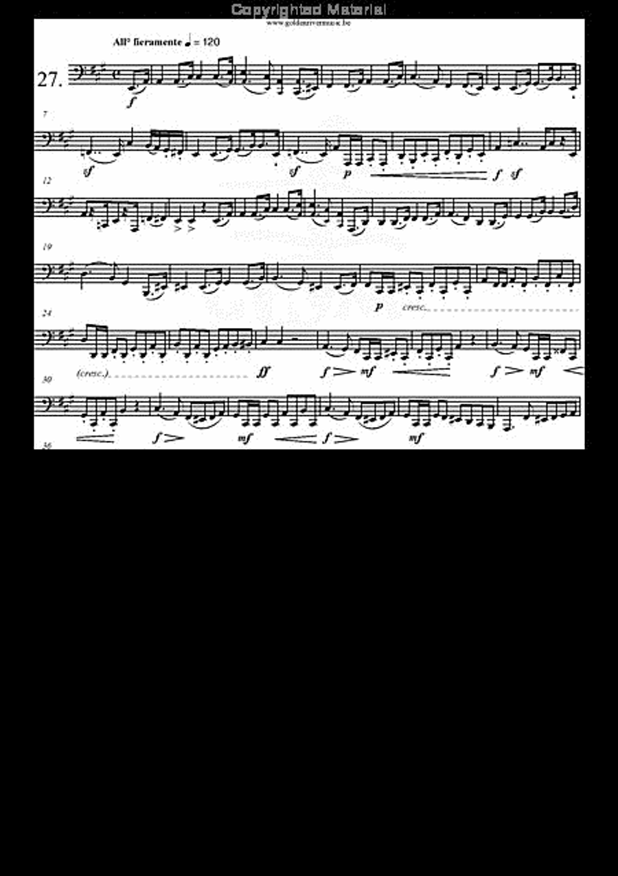 30 Etudes op. 13 Tuba scores gallery preview page 28