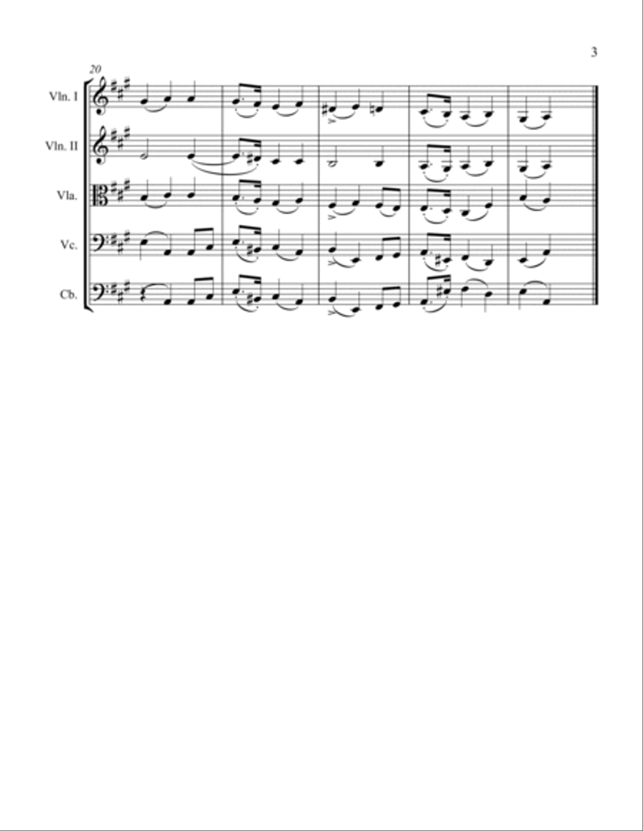 Important Event String Orchestra scores gallery preview page 3