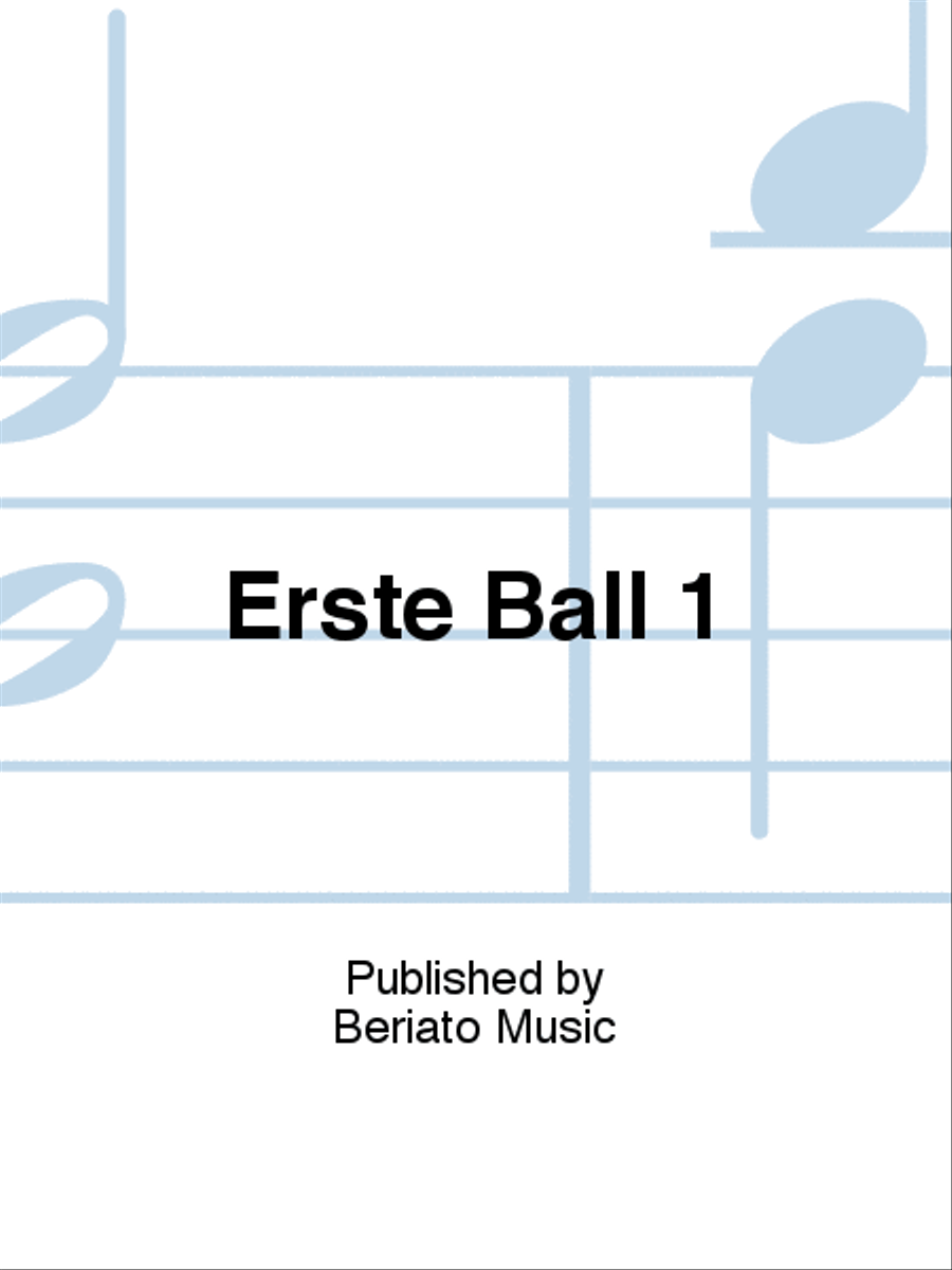 Erste Ball 1 Piano Solo scores gallery preview page 1