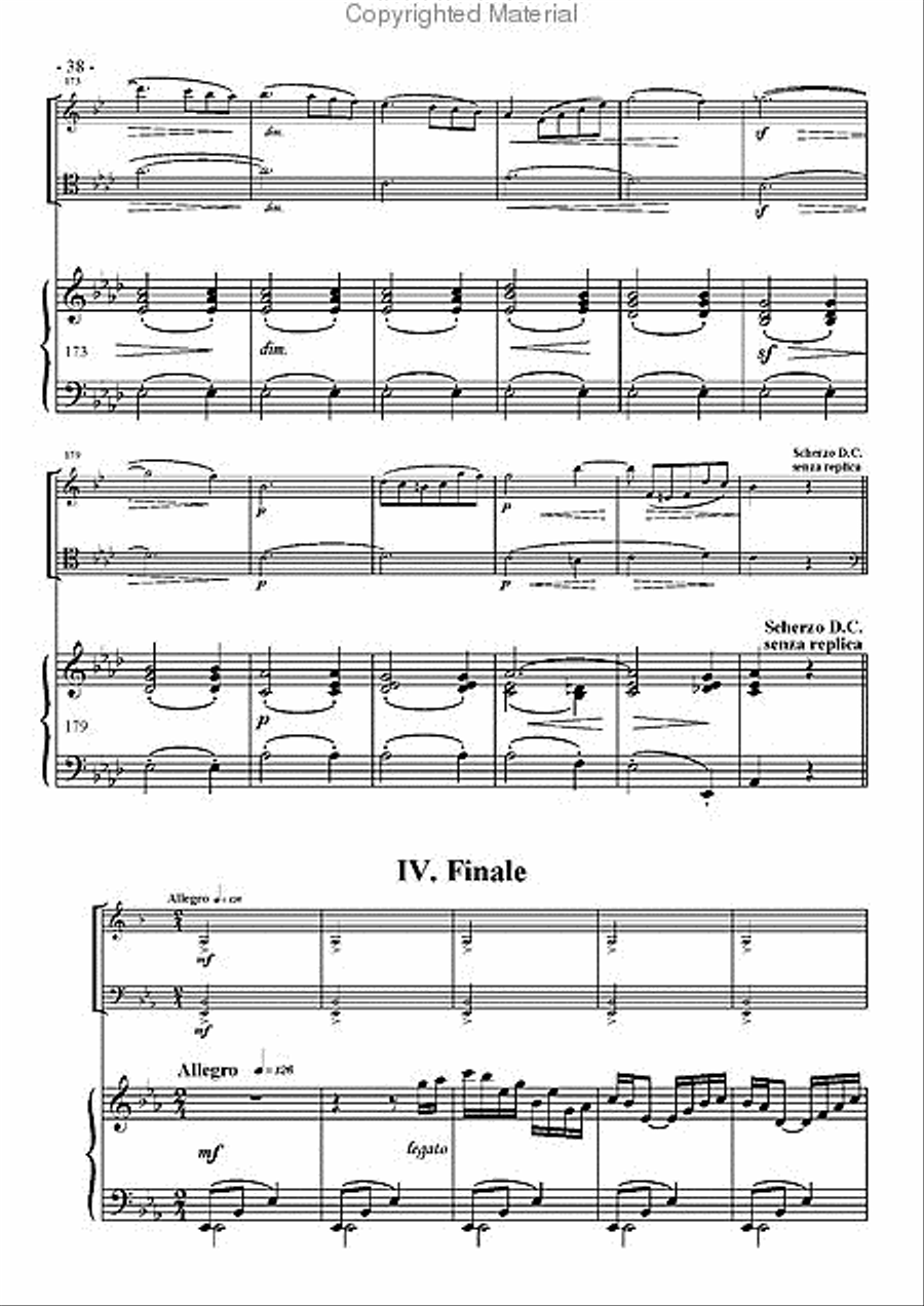 Trio, Op. 27 Clarinet scores gallery preview page 4