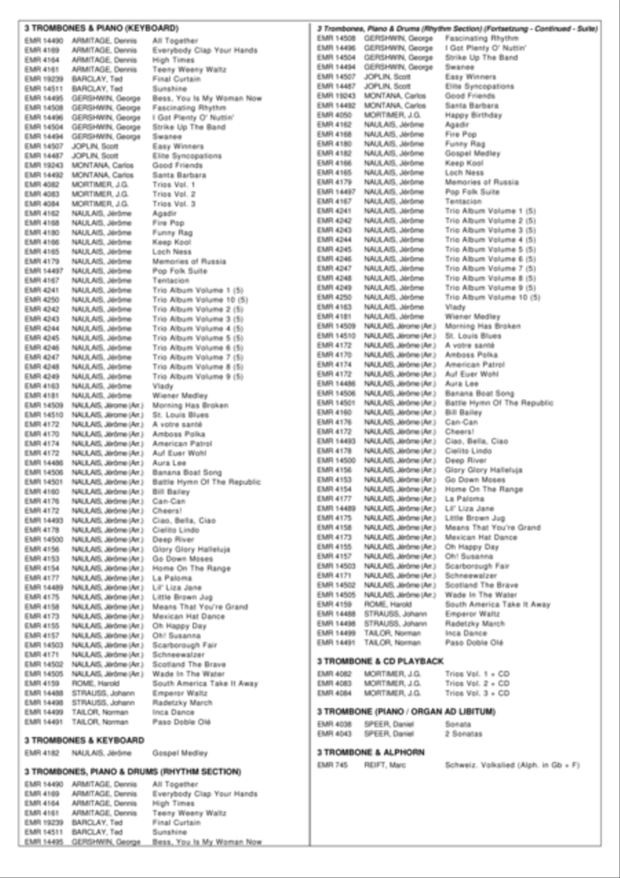 Die beiden Nachtigallen Die beiden Nachtigallen Trombone Duet scores gallery preview page 4