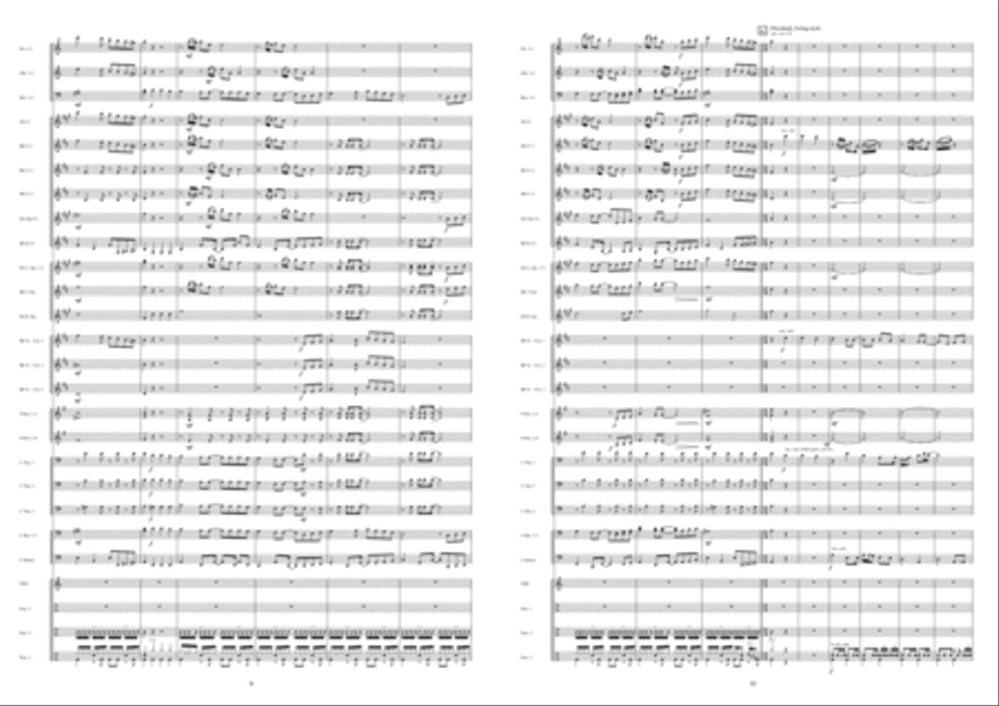 Those Were The Days My Friend Concert Band scores gallery preview page 6