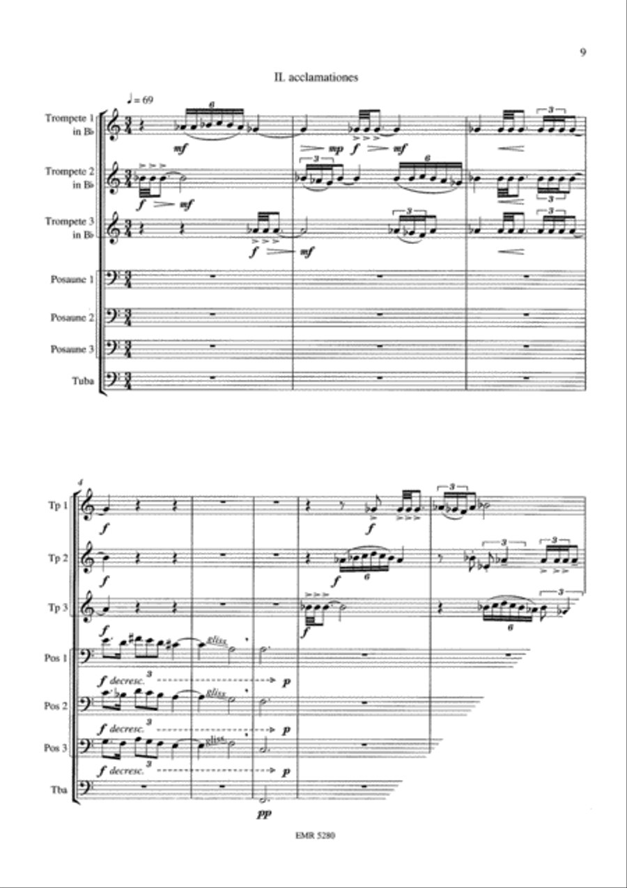 Diptychon Brass Ensemble scores gallery preview page 9