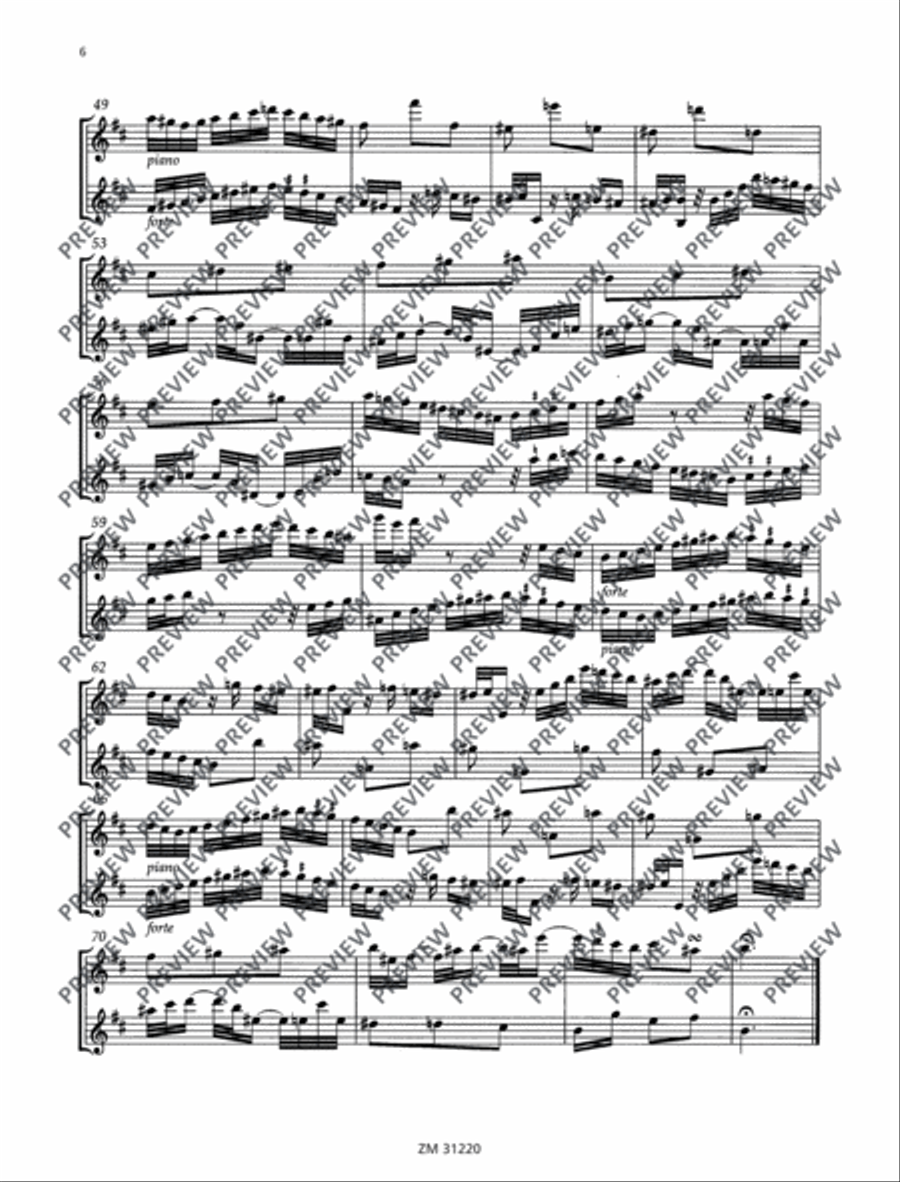 Duets Flute Duet scores gallery preview page 7