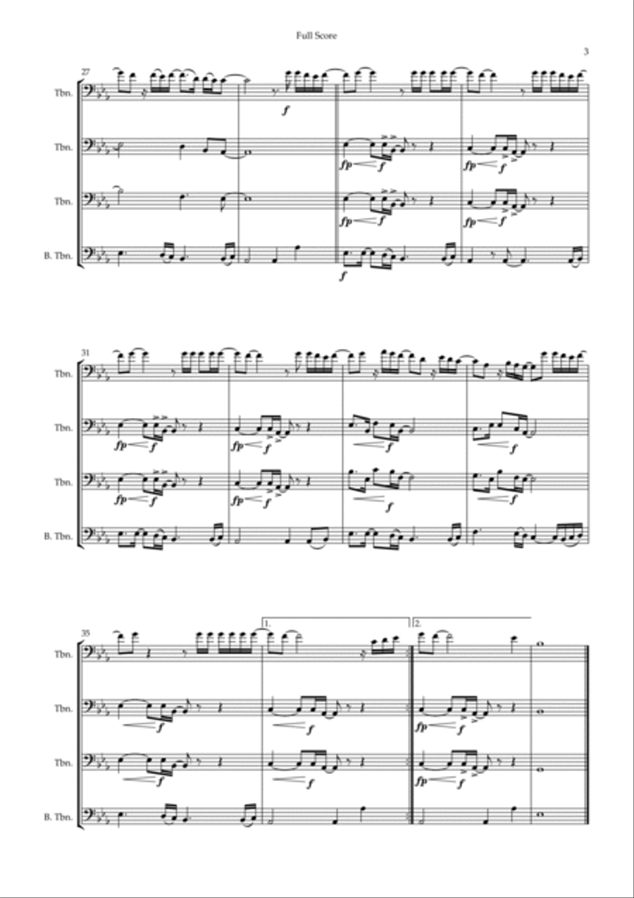Mirrors Brass Ensemble scores gallery preview page 3
