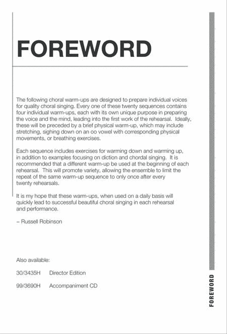 Quick-Start Choral Warm-Ups - Singer Edition 4-Part scores gallery preview page 2