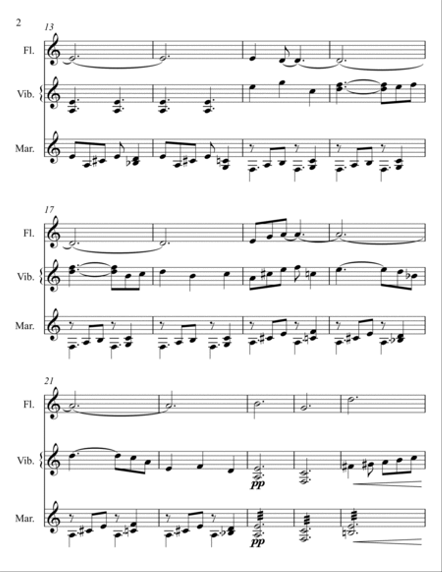 Children's Song No. 3 Small Ensemble scores gallery preview page 2