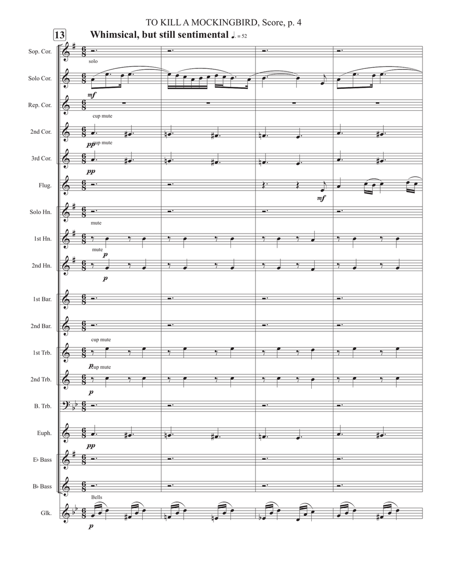 To Kill A Mockingbird Brass Band scores gallery preview page 3