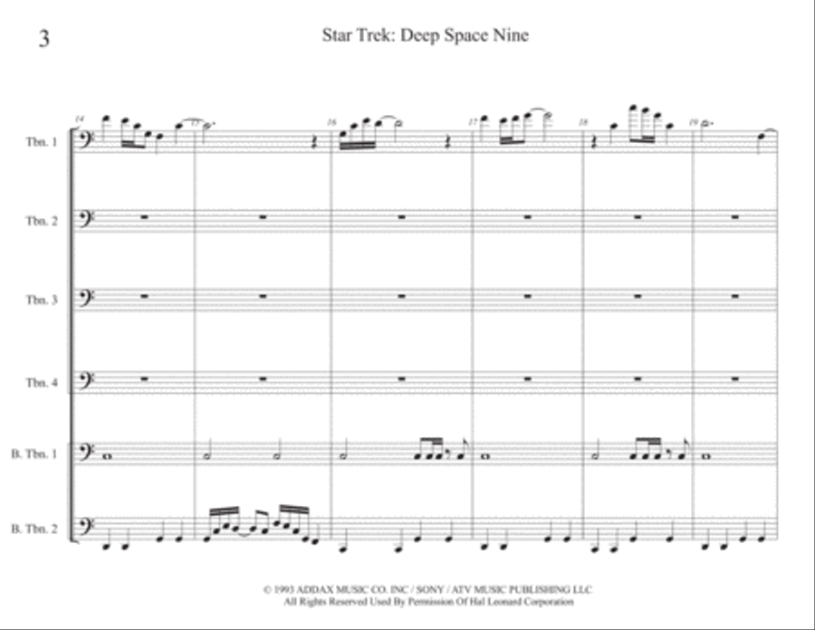 Star Trek - Deep Space Nine(r) Small Ensemble scores gallery preview page 3