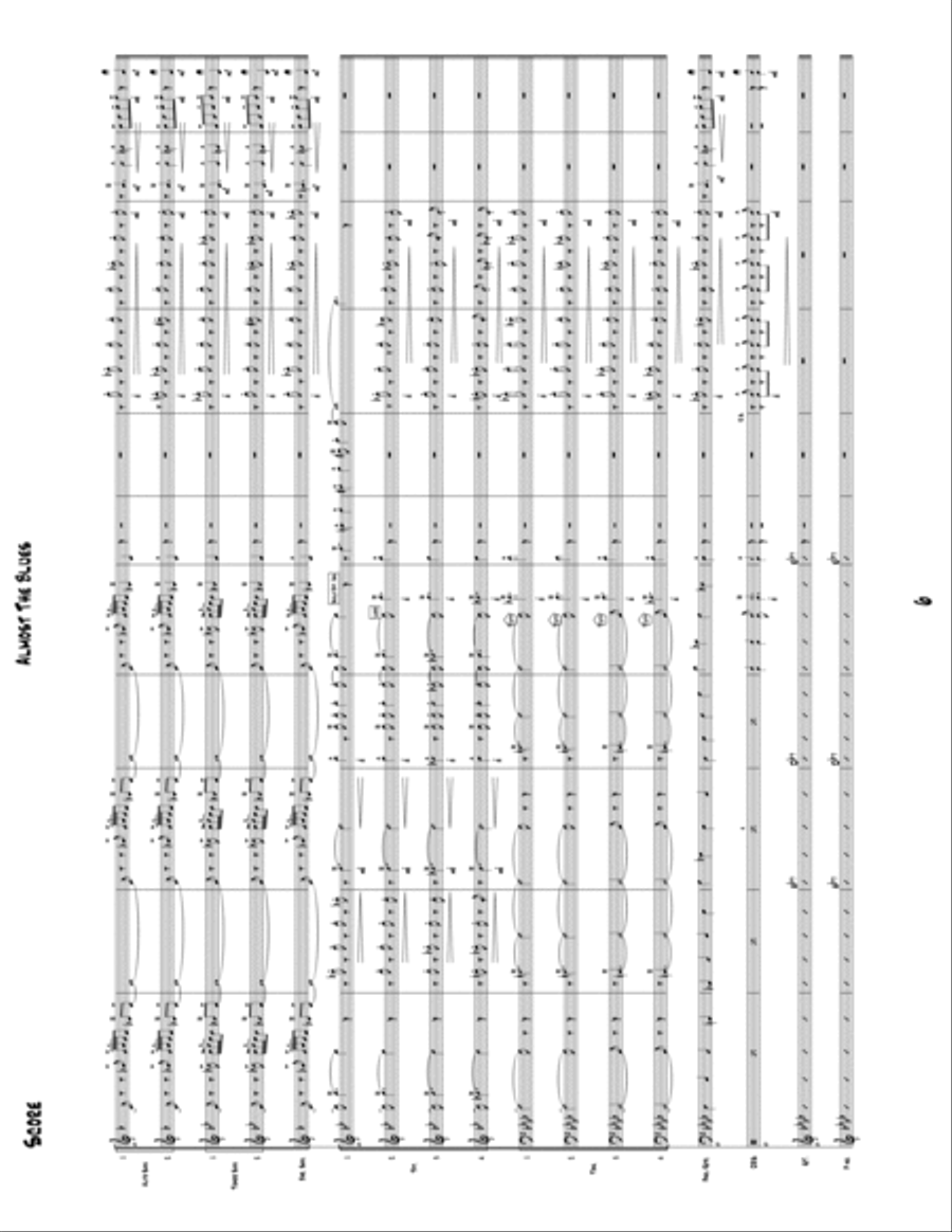 Almost The Blues Jazz Ensemble scores gallery preview page 6