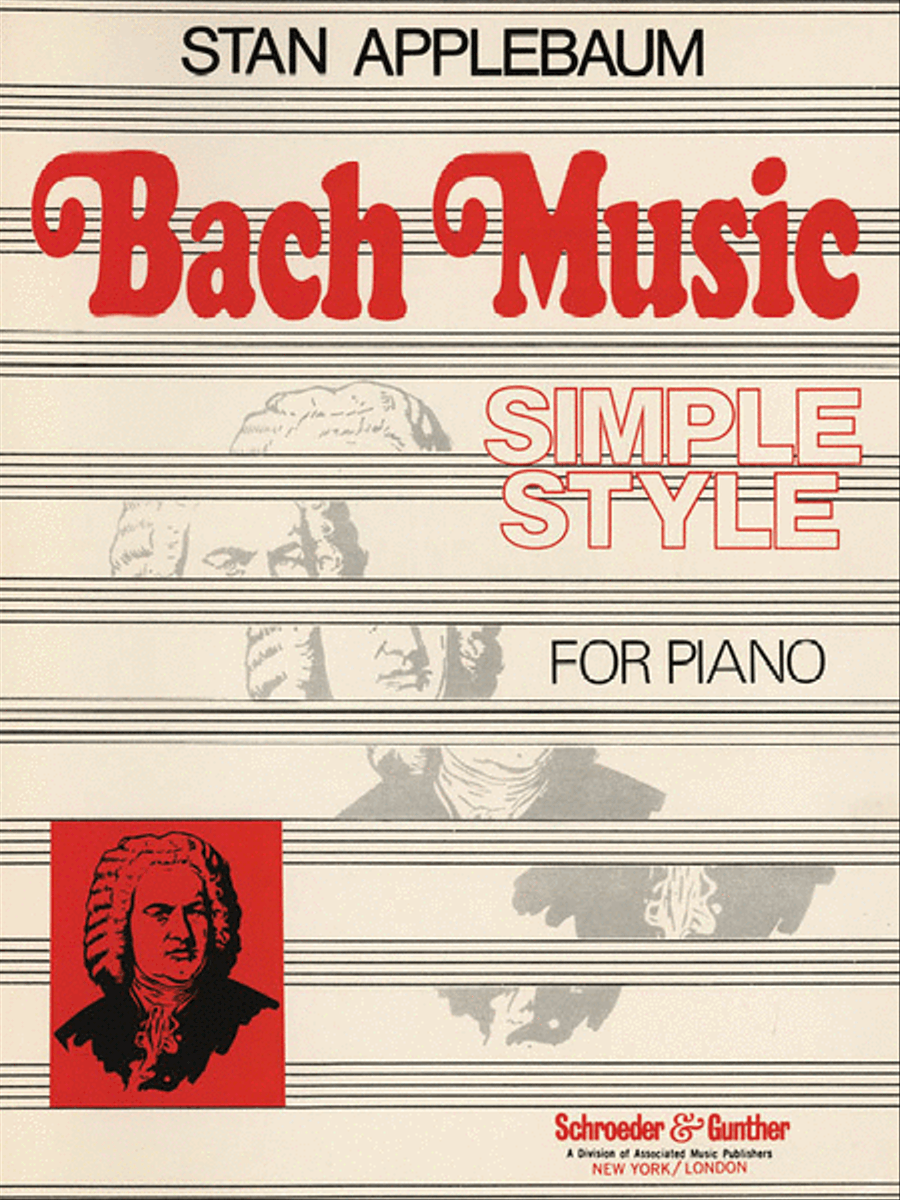 Bach Simple Style Piano Solo scores gallery preview page 1