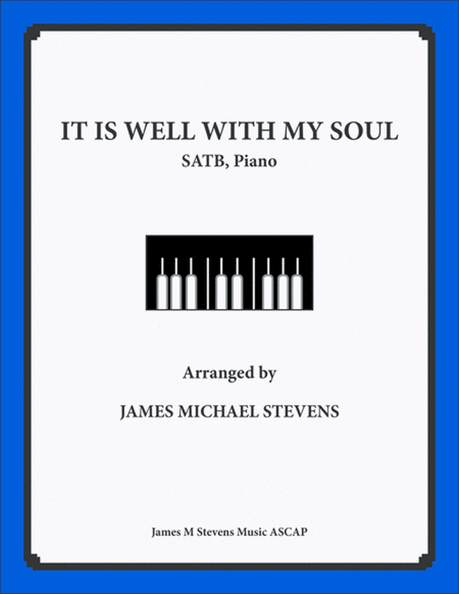 It Is Well With My Soul - SATB & Piano image number null