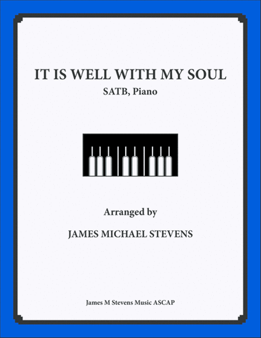 It Is Well With My Soul - SATB & Piano 4-Part scores gallery preview page 1