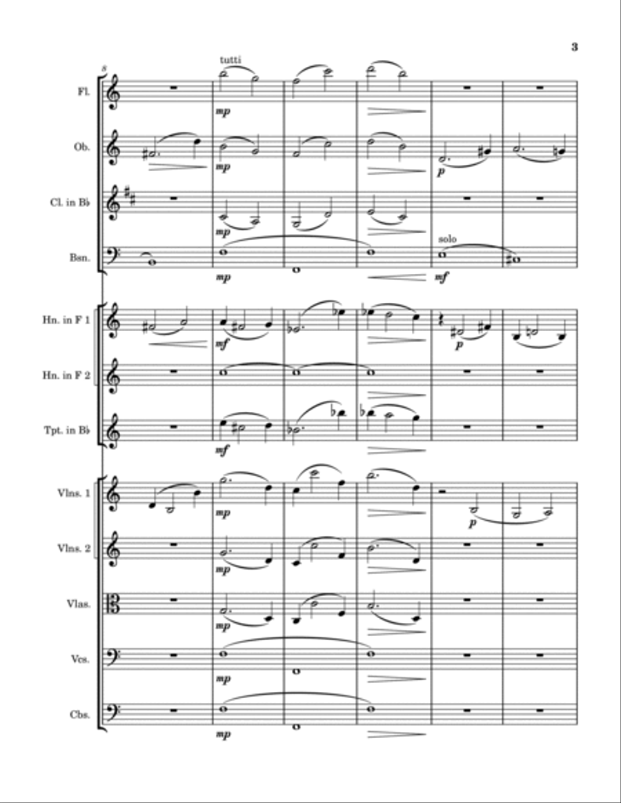 Sinfonia #47 Sinfonia #47 Chamber Orchestra scores gallery preview page 3