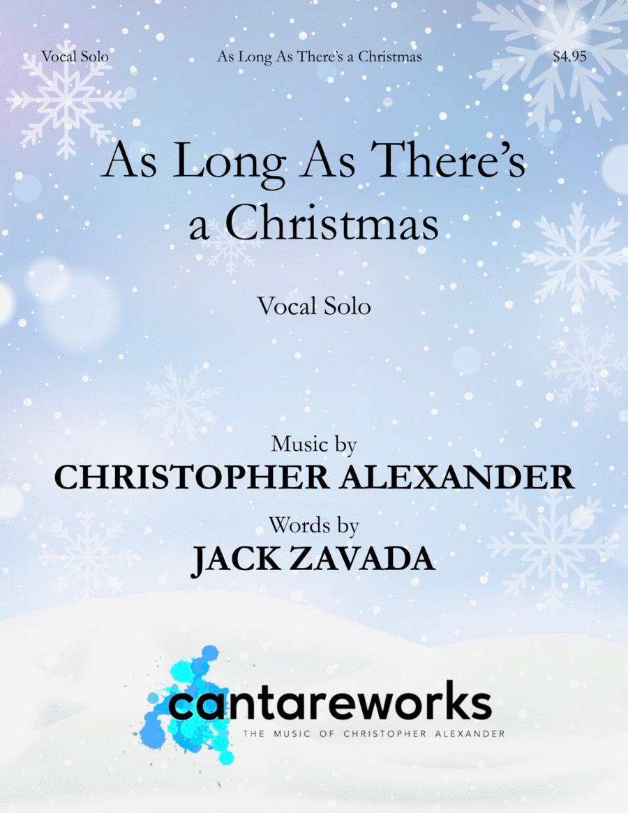 As Long As There's a Christmas (Vocal Solo) Voice Solo scores gallery preview page 1