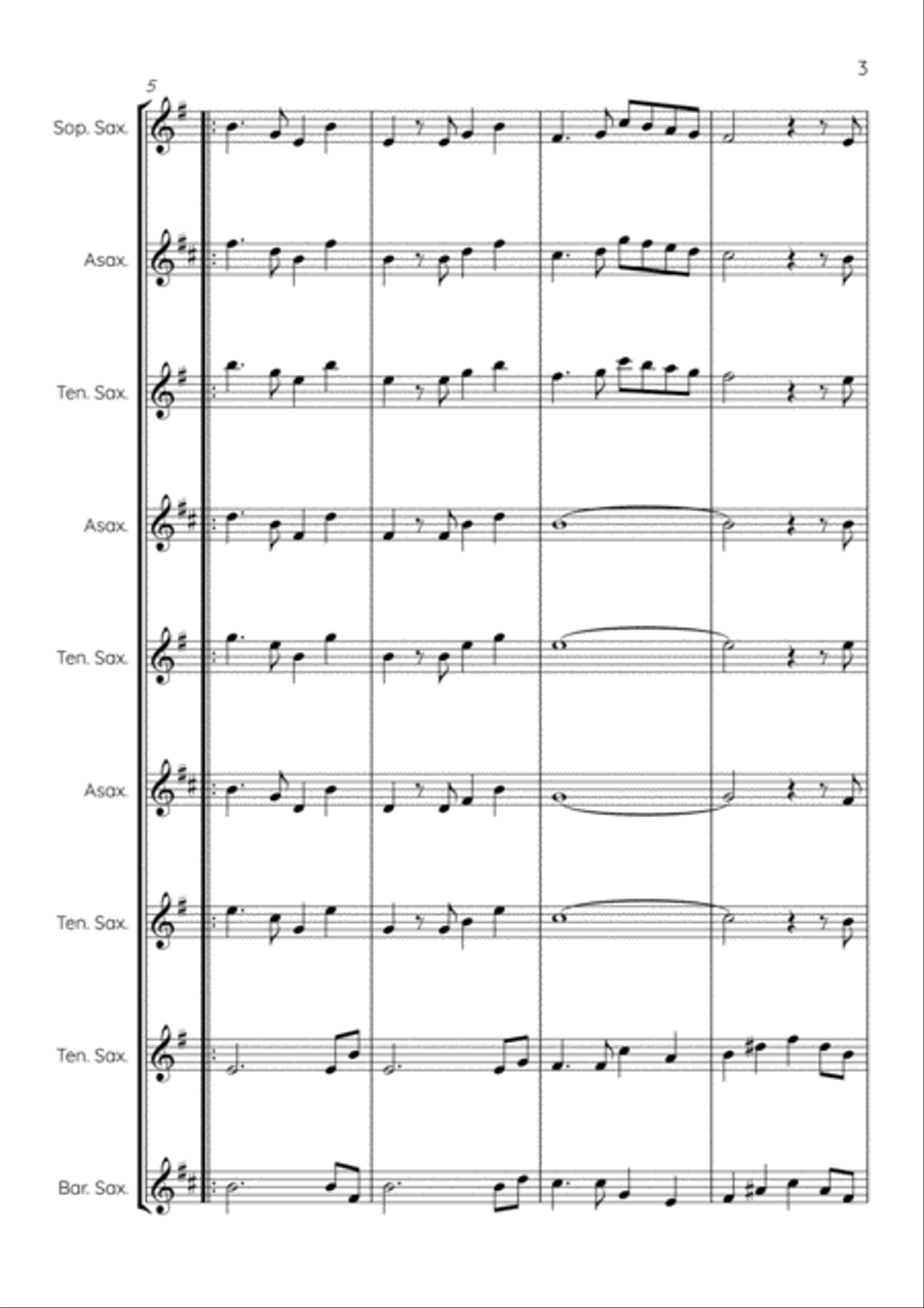 Because Woodwind Quartet scores gallery preview page 3