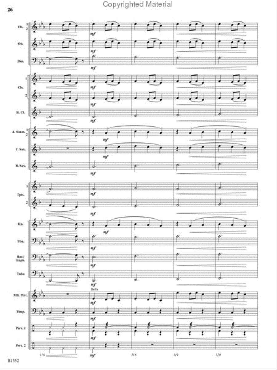 A Christmas Montage Concert Band scores gallery preview page 25